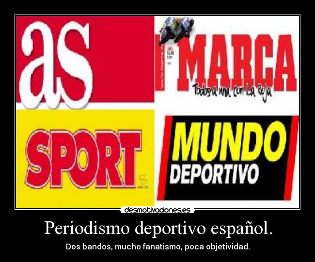 Periodismo deportivo español. -
