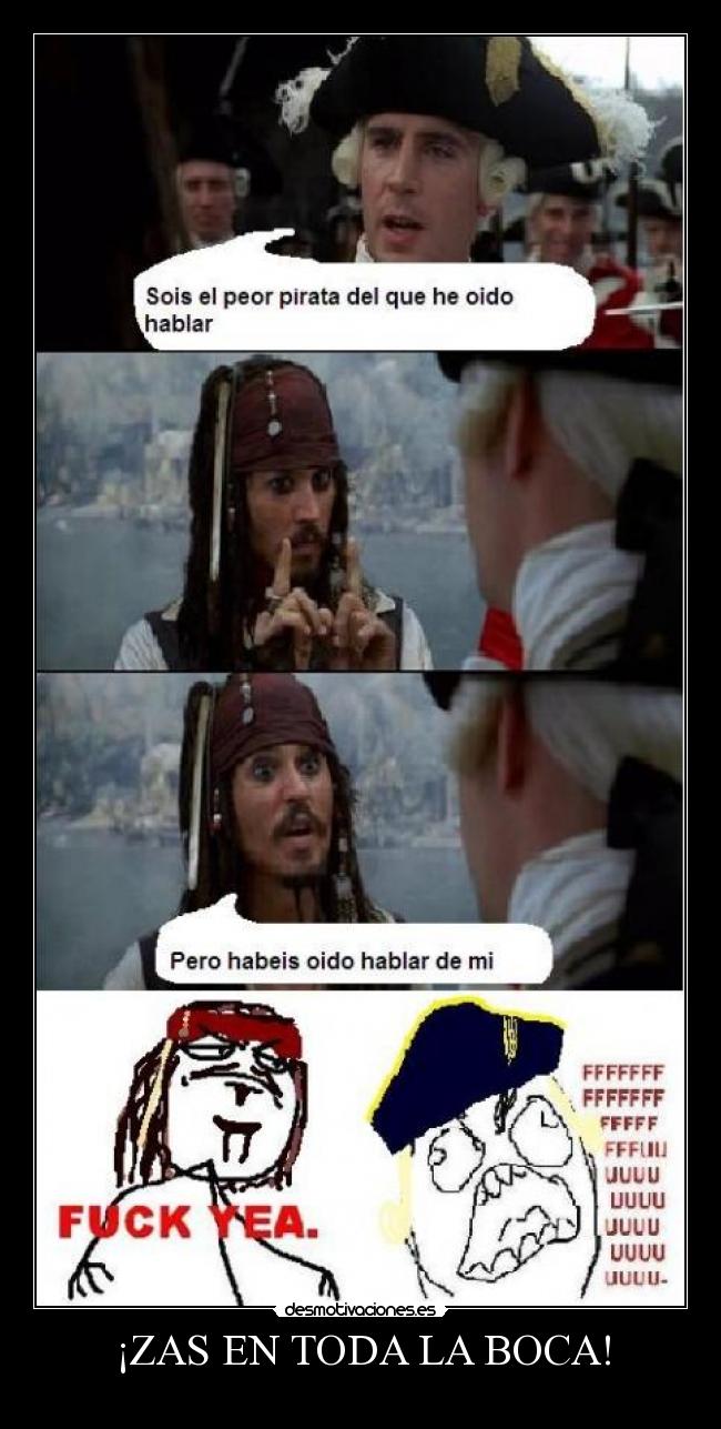 ¡ZAS EN TODA LA BOCA! - 