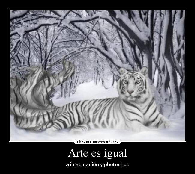 carteles arte arte igual imaginacion photoshop desta desmotivaciones