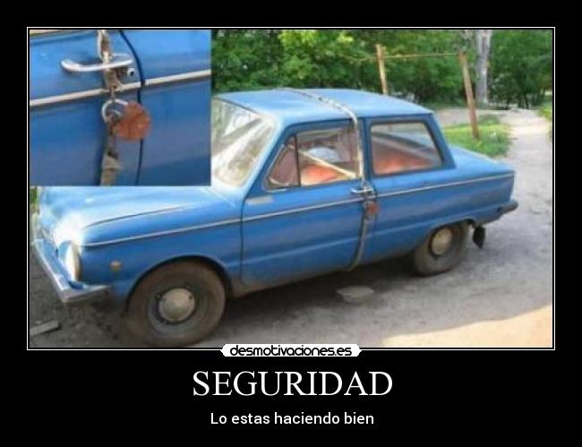 SEGURIDAD - Lo estas haciendo bien