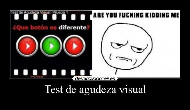 Test de agudeza visual - 