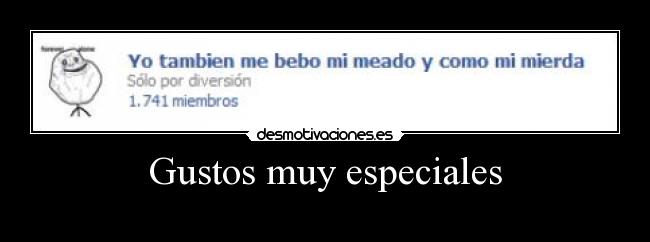 Gustos muy especiales - 