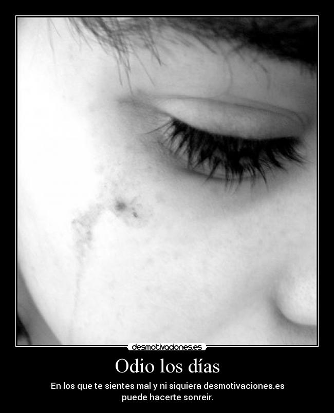 Odio los días - 