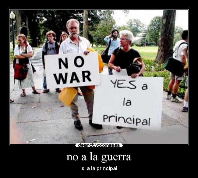 no a la guerra - 