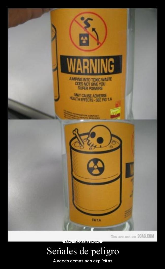 Señales de peligro -
