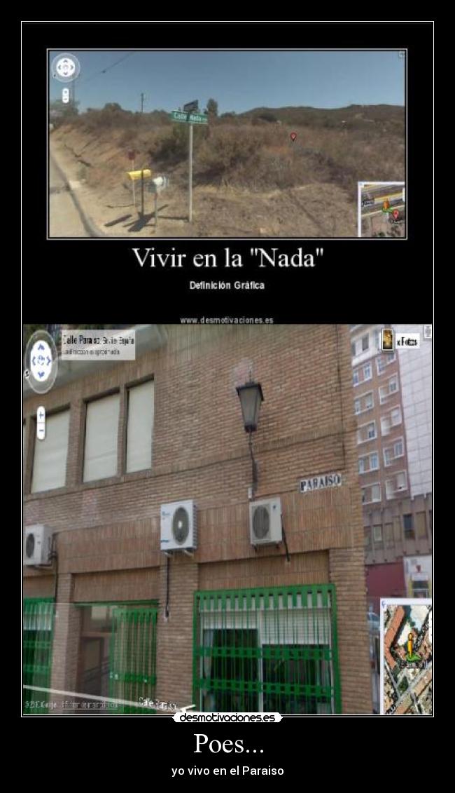 Poes... - yo vivo en el Paraiso