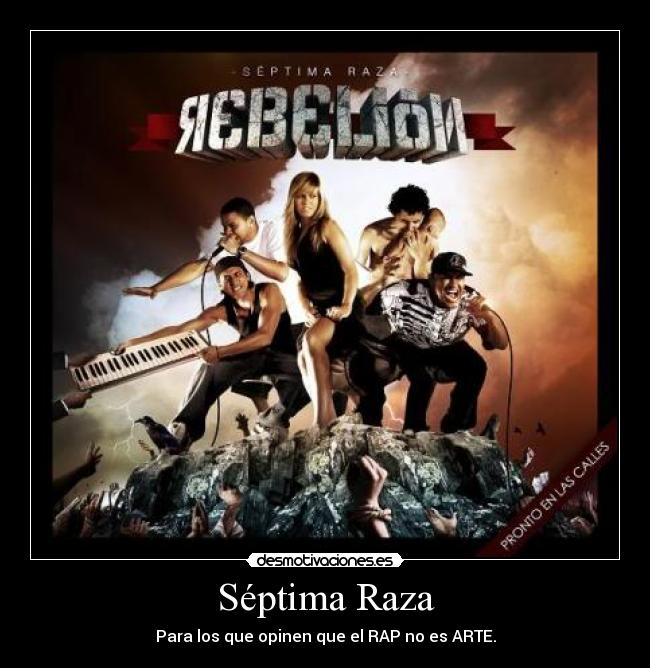 carteles rap arte septima raza desmotivaciones