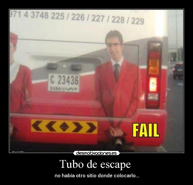 Tubo de escape -