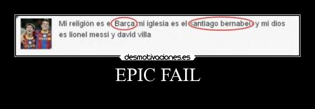 EPIC FAIL -