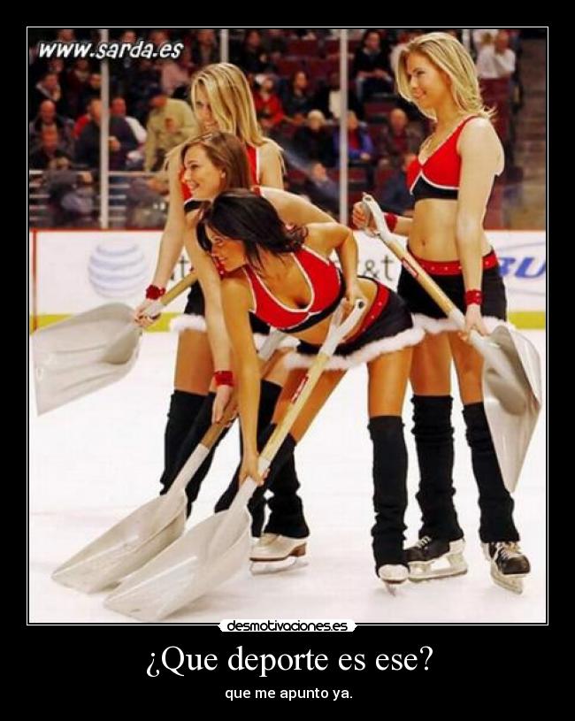 ¿Que deporte es ese? - que me apunto ya.