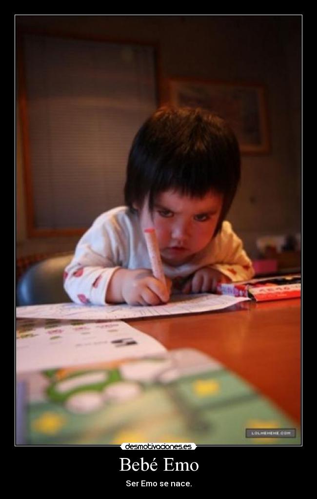 Bebé Emo - Ser Emo se nace.