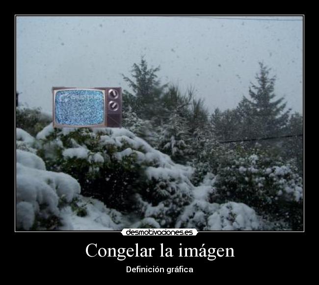 Congelar la imágen -