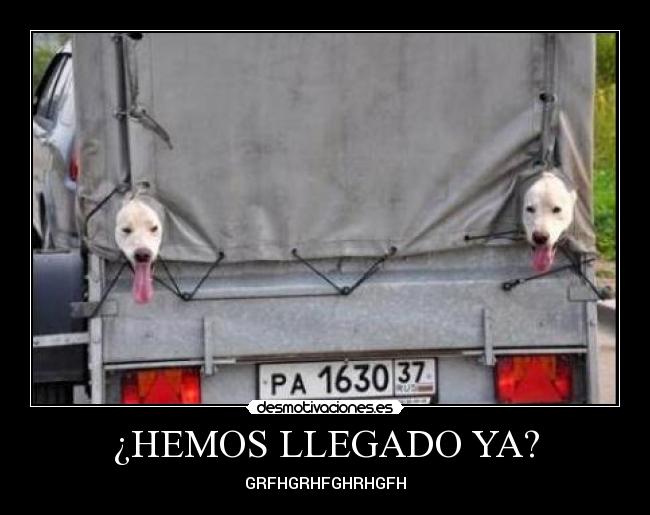 ¿HEMOS LLEGADO YA? - 