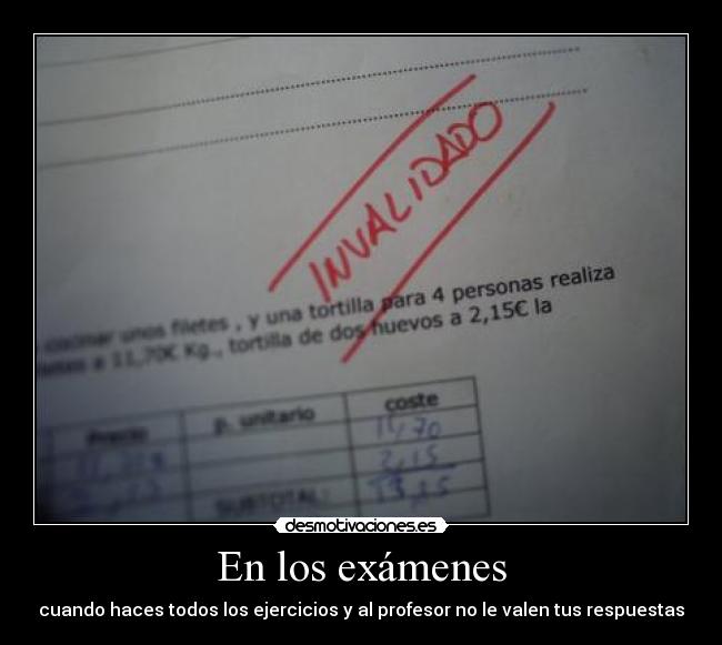 carteles examenes alexfm desmotivaciones