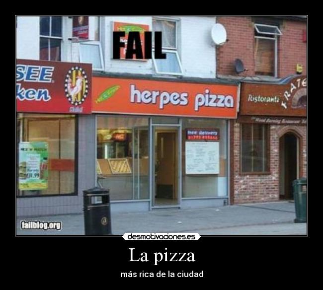 La pizza - más rica de la ciudad
