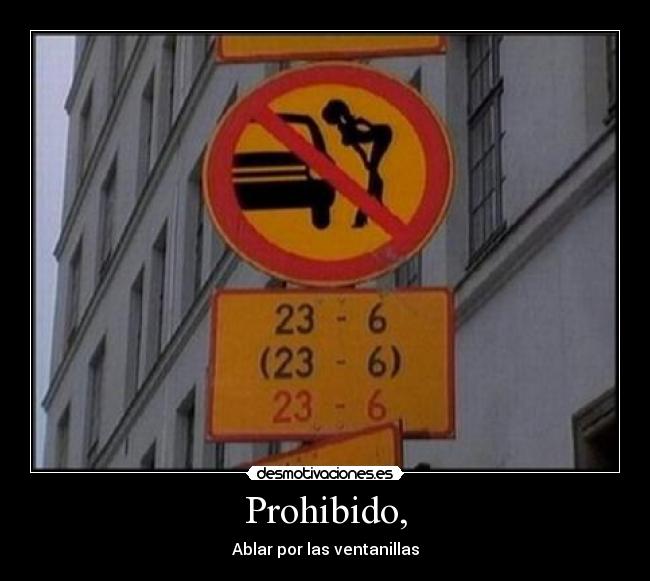 Prohibido, - 