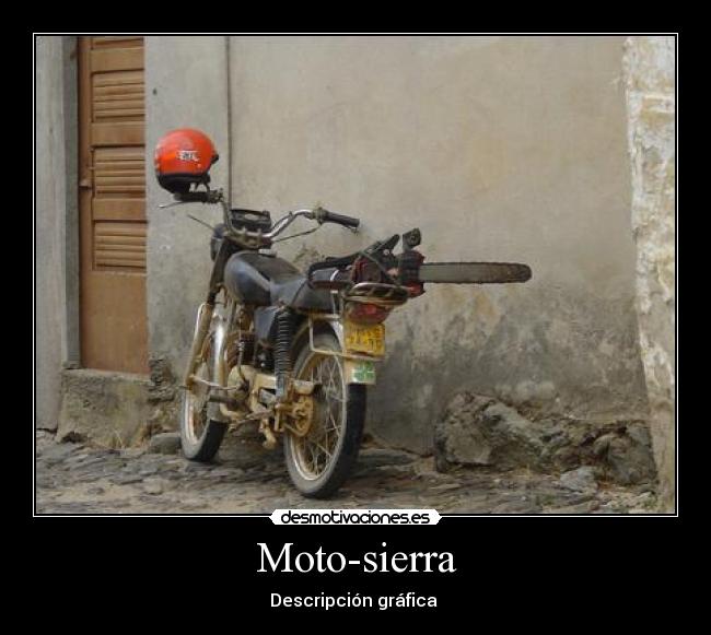 Moto-sierra - Descripción gráfica 