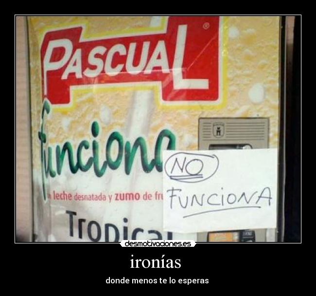 ironías  - 