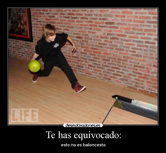 Te has equivocado: -