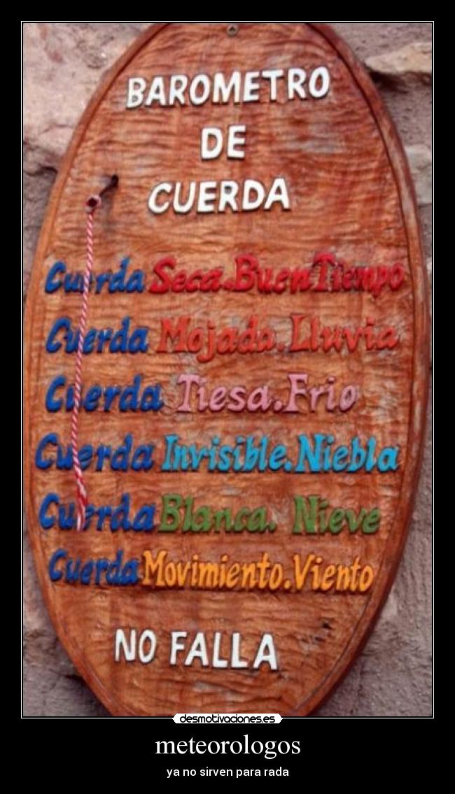 carteles meteorologos desmotivaciones