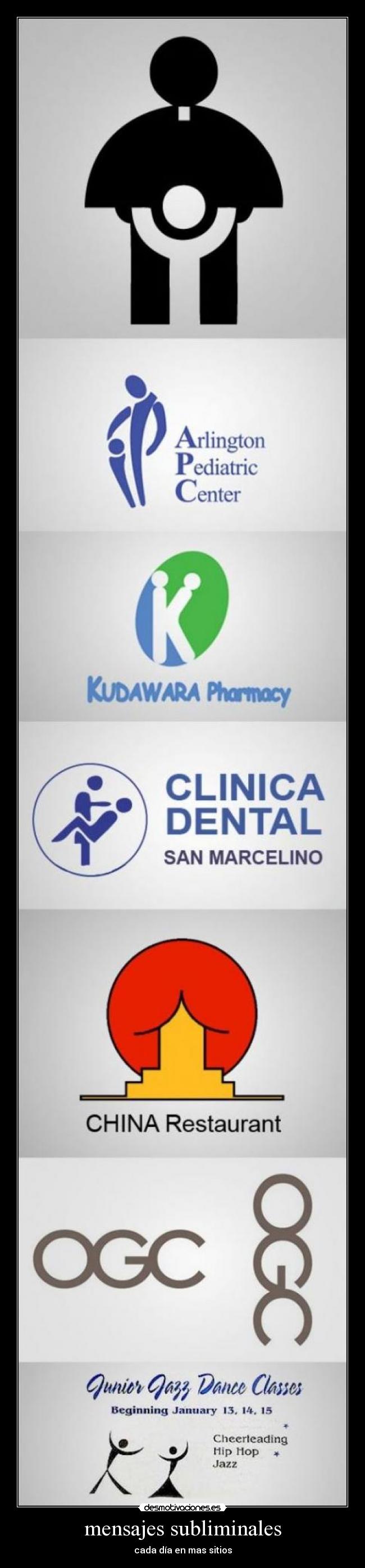 mensajes subliminales - cada día en mas sitios