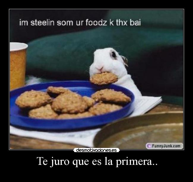 Te juro que es la primera.. - 
