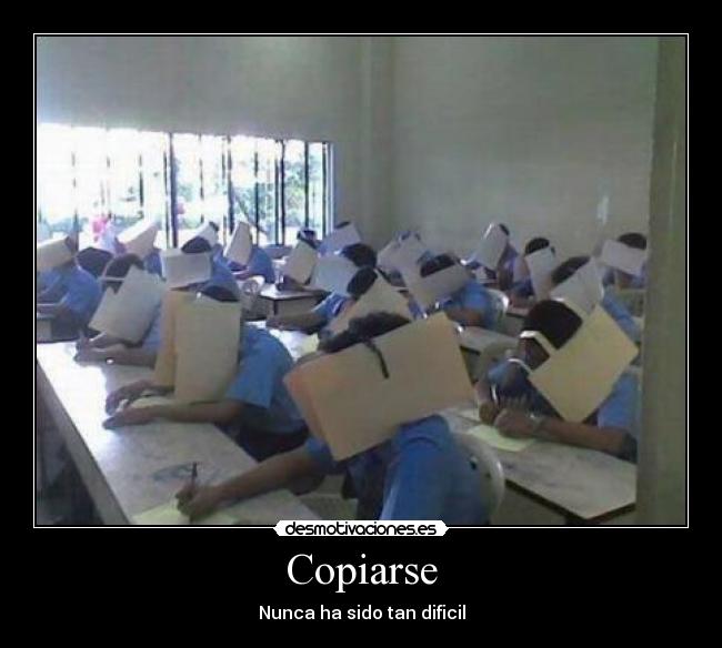 Copiarse -