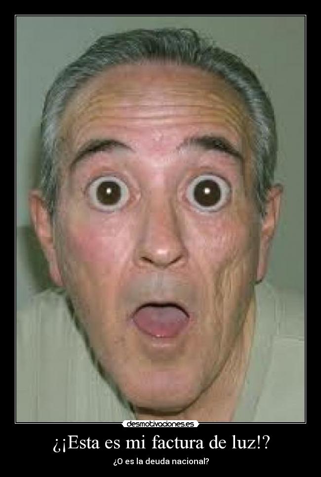 ¿¡Esta es mi factura de luz!? -