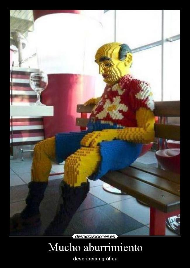 Mucho aburrimiento - descripción gráfica