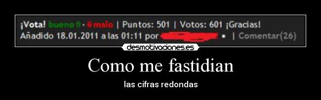 Como me fastidian -