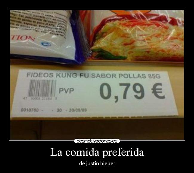 La comida preferida -