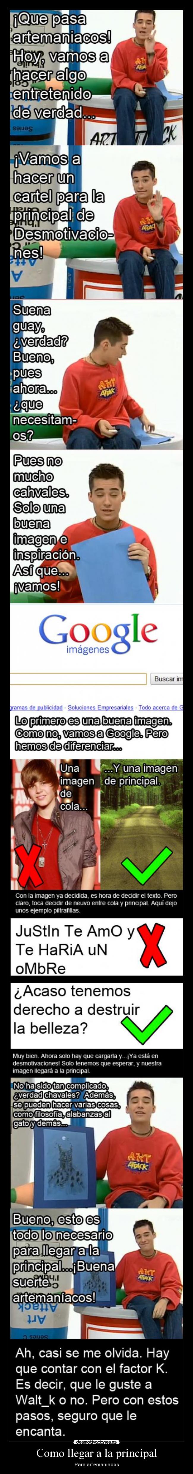 Como llegar a la principal -