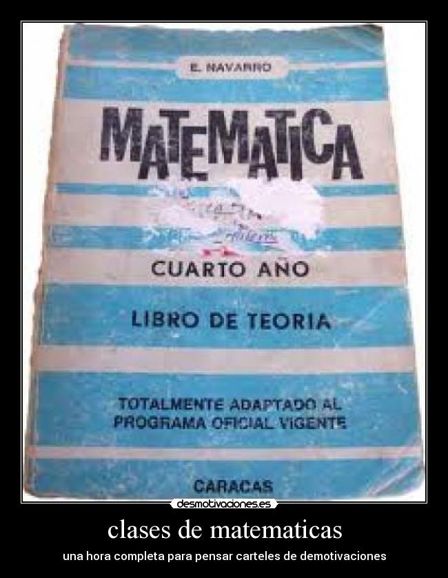 clases de matematicas -
