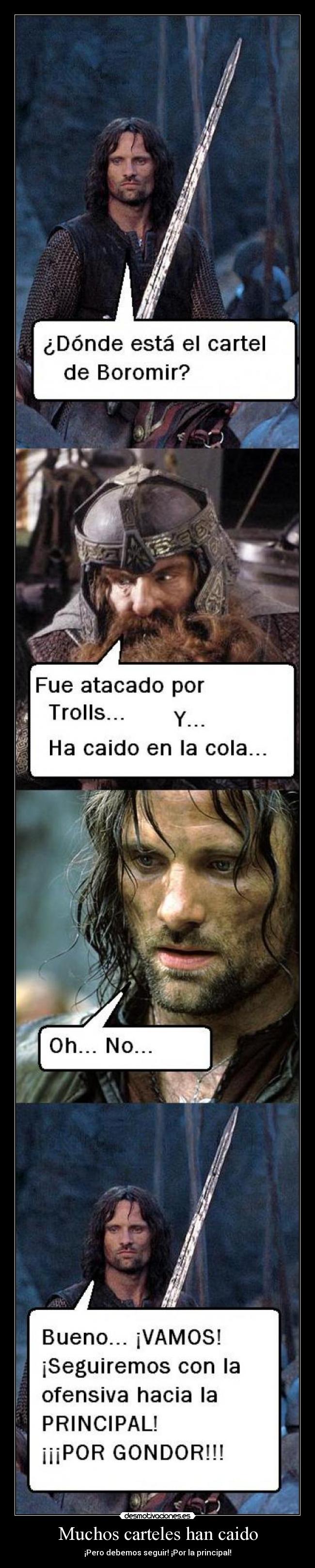 Muchos carteles han caido -