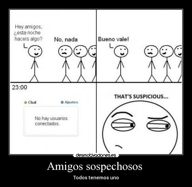 Amigos sospechosos -