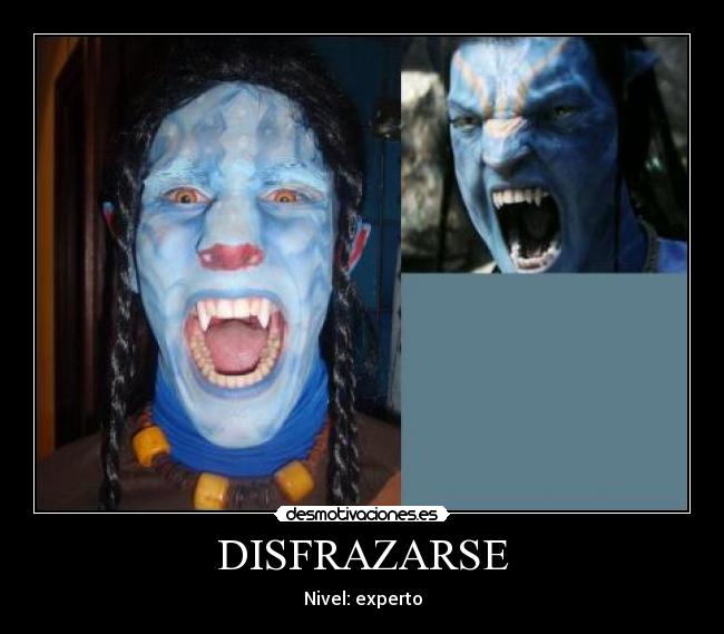 DISFRAZARSE - Nivel: experto