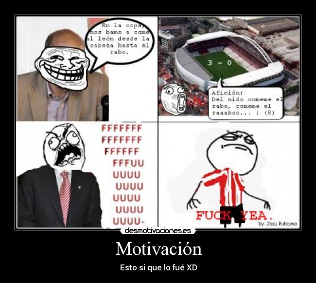 carteles athletic sevilla del nido bilbao bilbaino futbol copa del rey semifinal fuck yeah desmotivaciones