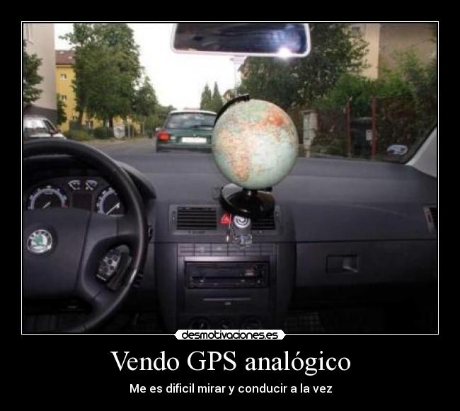 Vendo GPS analógico -
