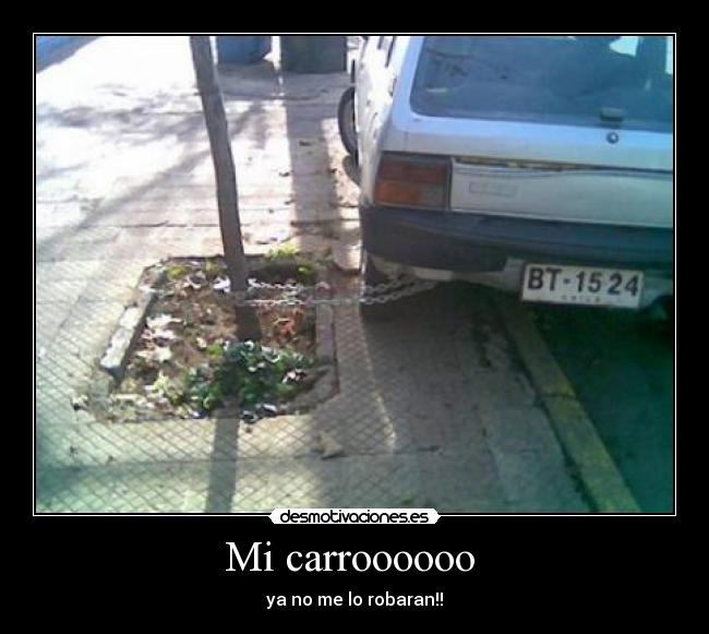 Mi carroooooo -