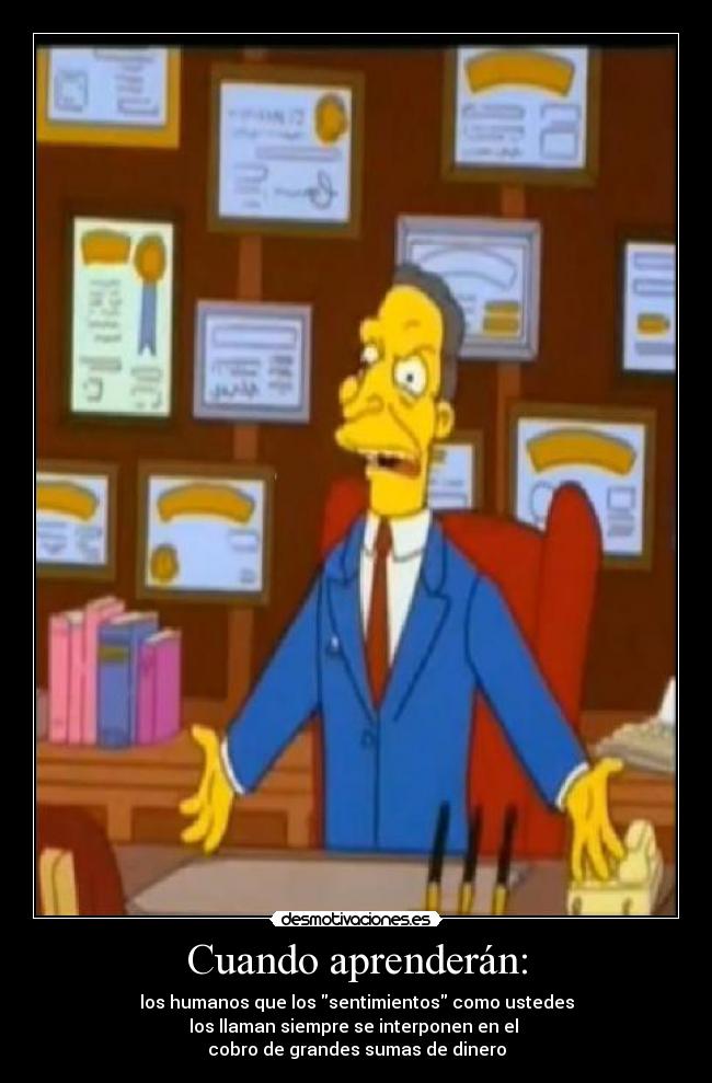 Cuando aprenderán: - 