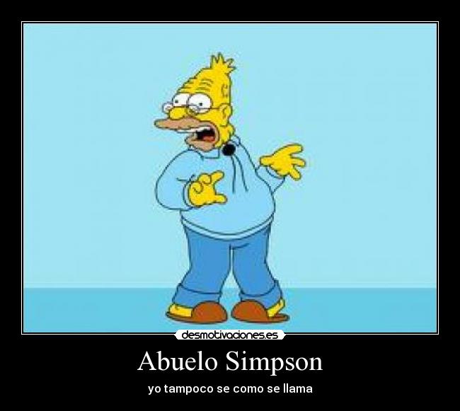 Abuelo Simpson -
