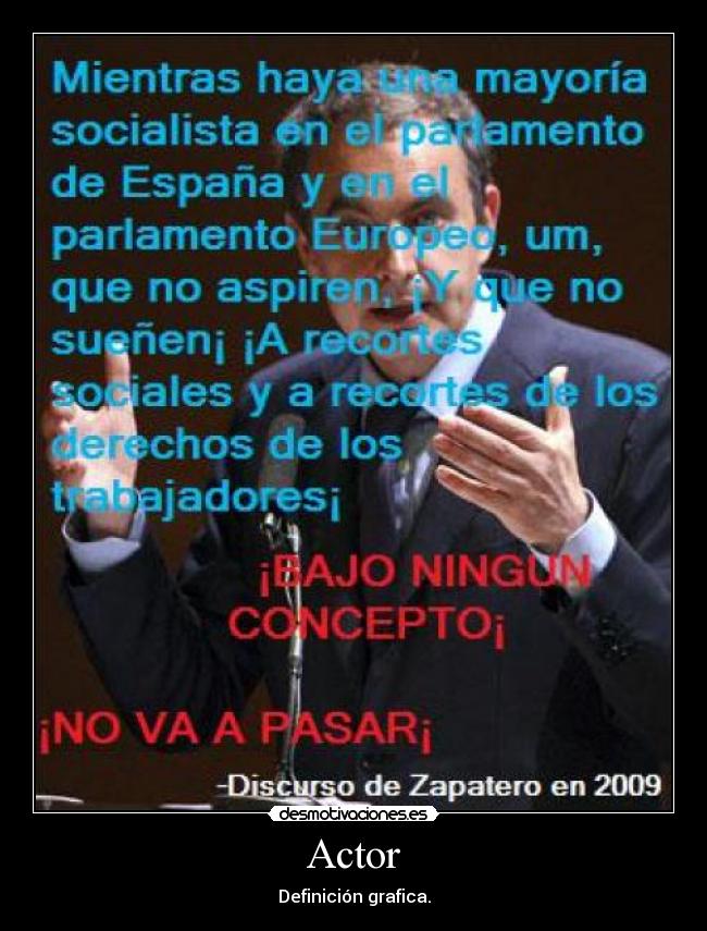 Actor - Definición grafica.