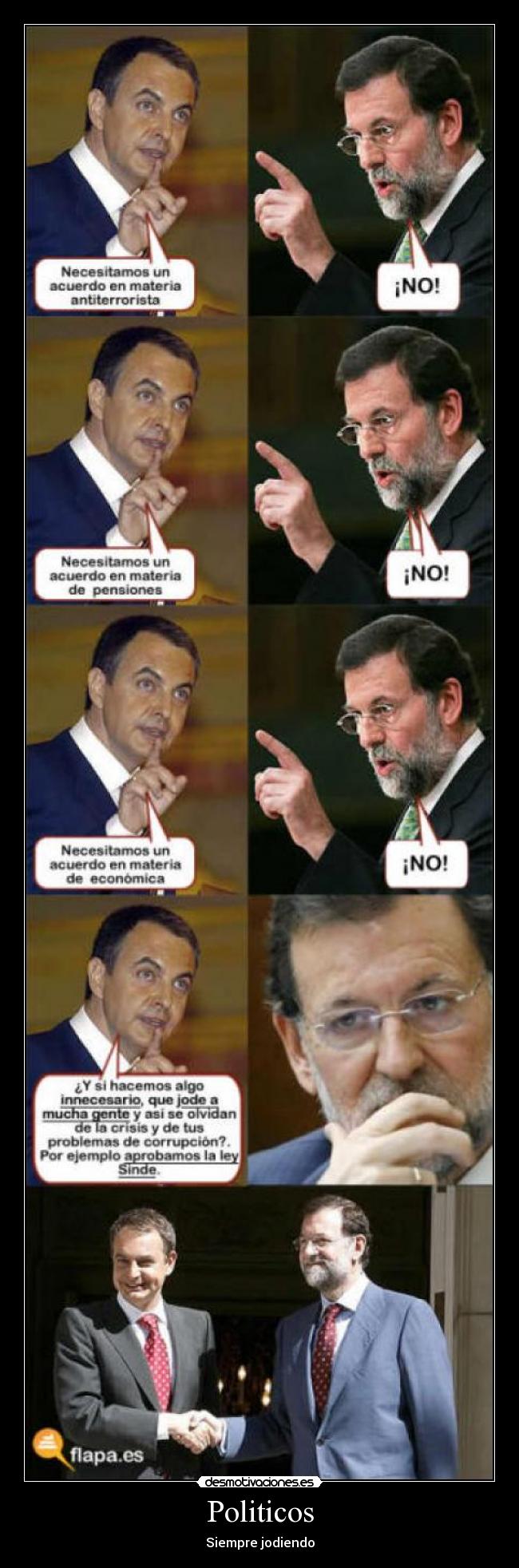 Politicos - Siempre jodiendo