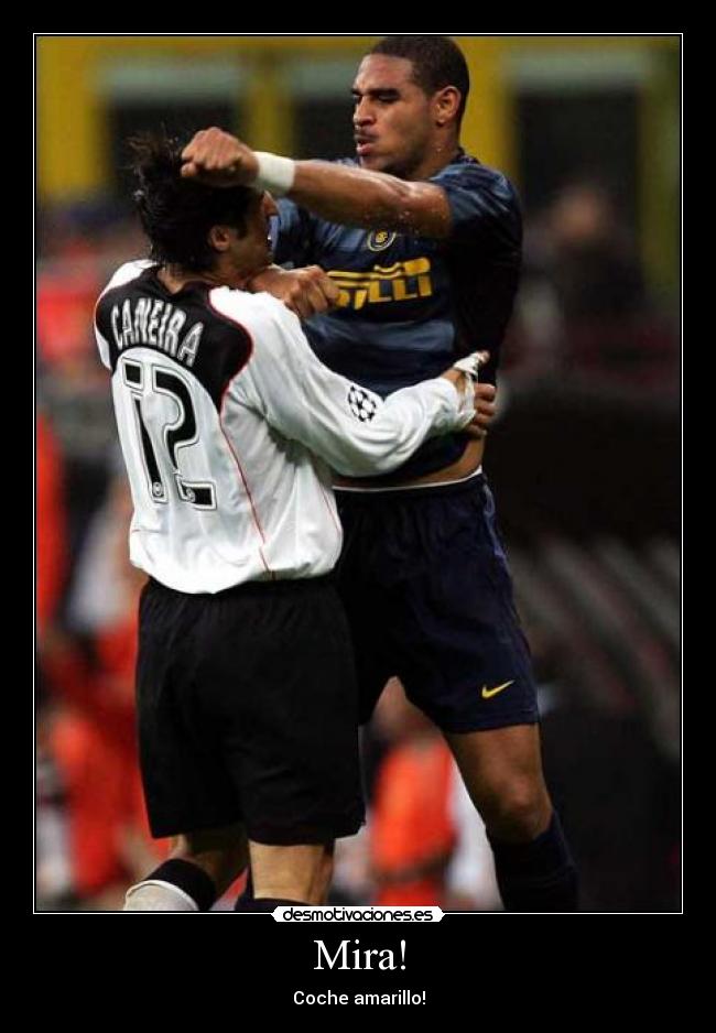 Mira! - Coche amarillo!