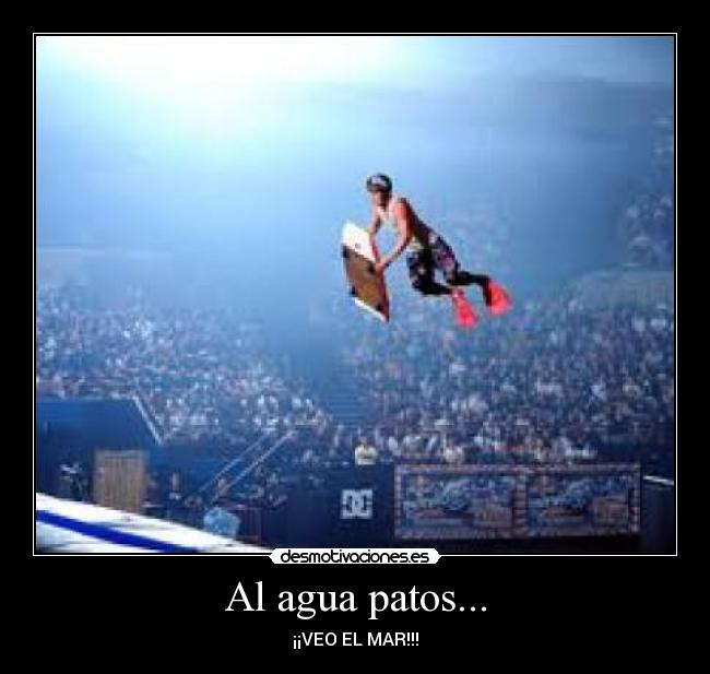 carteles agua desmotivaciones