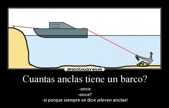 Cuantas anclas tiene un barco? - 