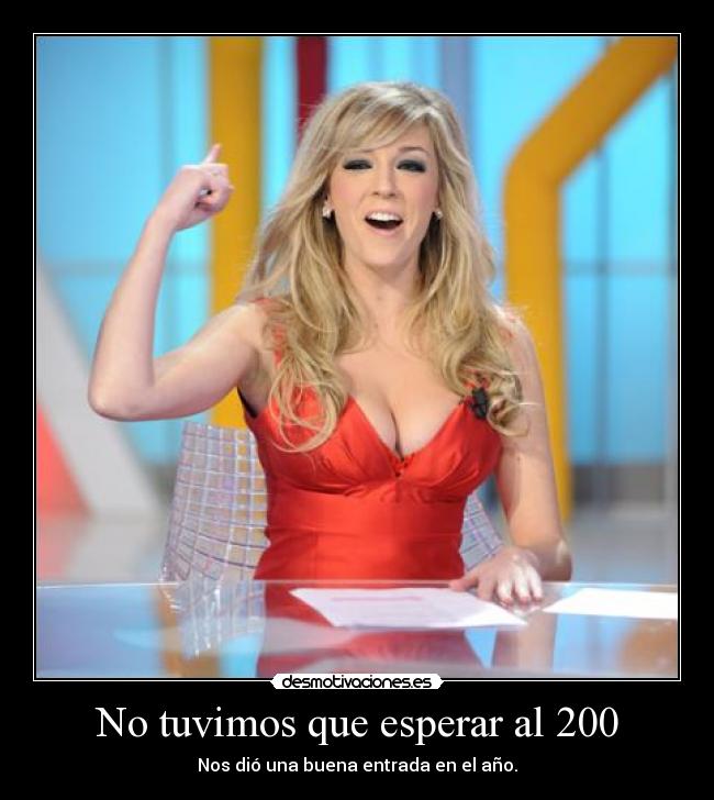 No tuvimos que esperar al 200 -