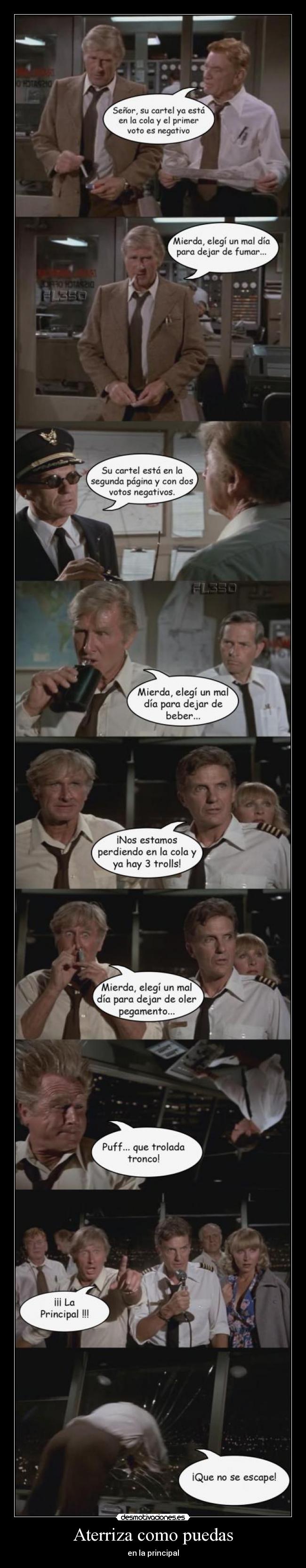 Aterriza como puedas -