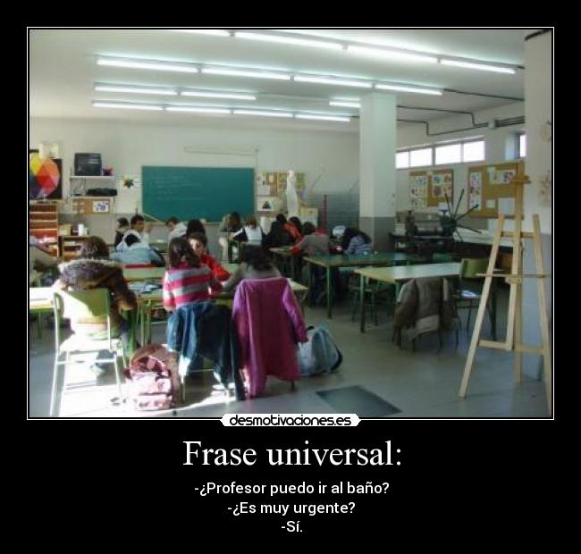 Frase universal: -