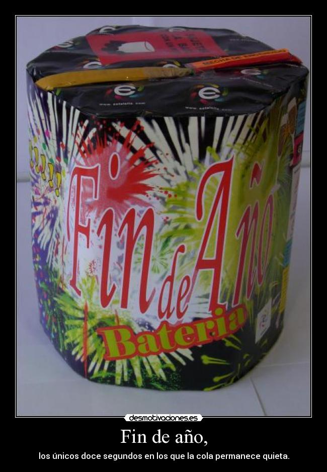 Fin de año, - 